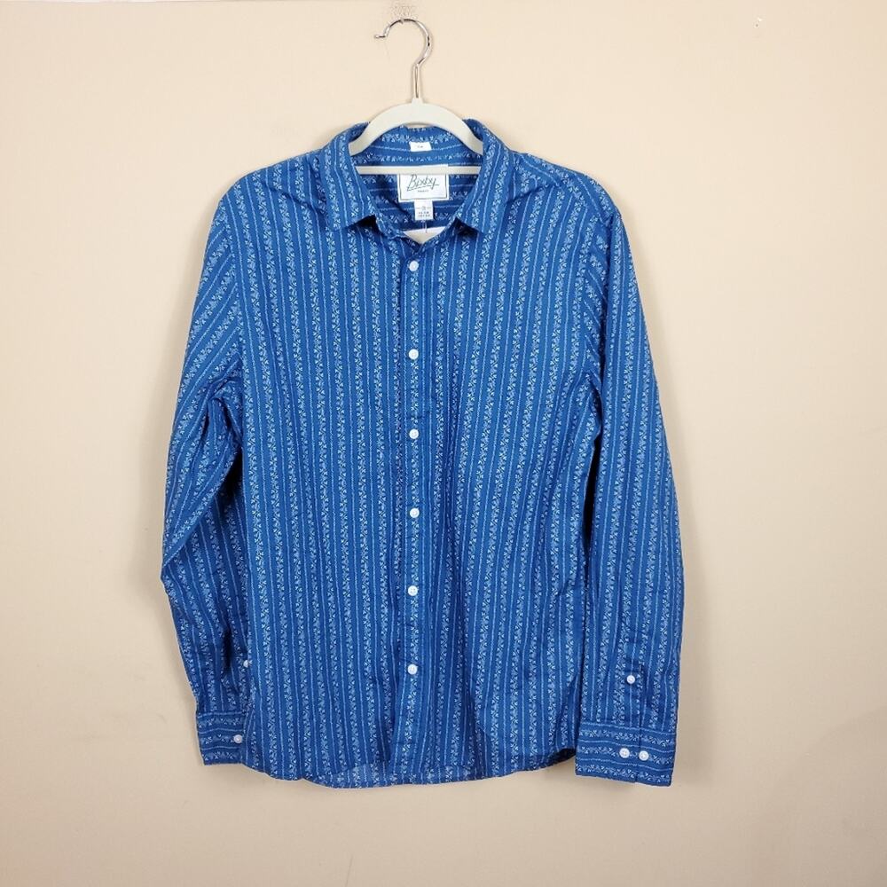 Bixby Printed Button Up Shirt Size M